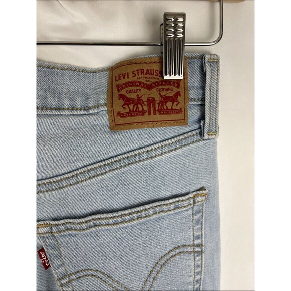 Levis Ribcage Bootcut 90s Faded Jeans Womens Size 30 - Picture 9 of 13